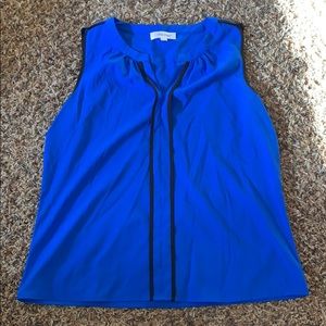 Calvin Klein - blue and black top